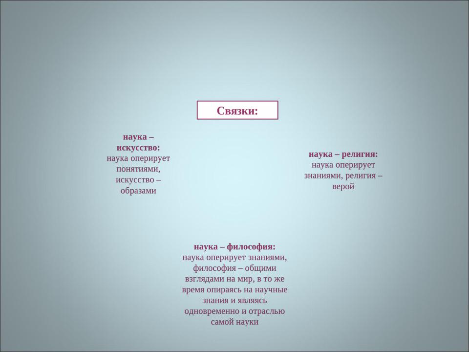 Презентация на тему: ОБЩЕЕ ПОНЯТИЕ О НАУКЕ (3 СМЫСЛА)