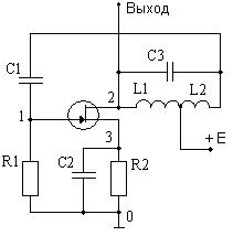 Индуктивная трехточка схема