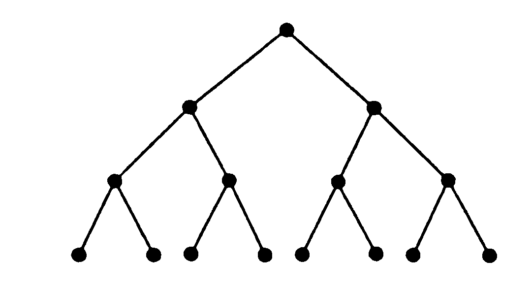 Два неодинаковых дерева с четырьмя вершинами придумайте