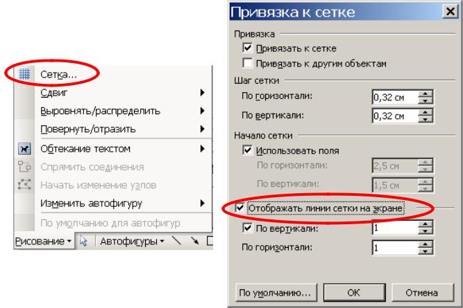 Шаг сетки в Ворде. Привязка к сетке в Ворде. Шаг сетки по умолчанию. Привязка к сетке в иллюстраторе.