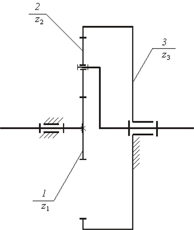 Структурная схема зубчатого механизма