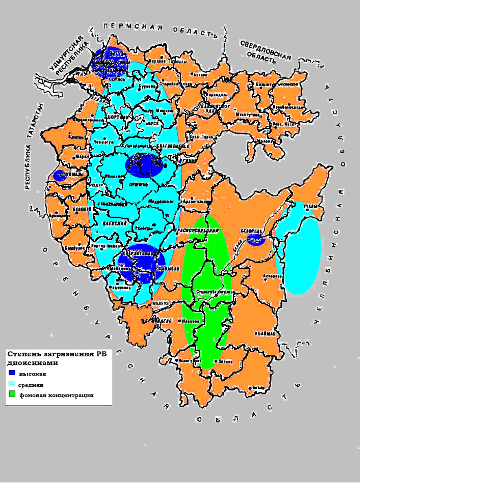 Городские округа башкортостан. Карта загрязнения Башкирии. Карта экологии Башкирии. Карта загрязнения воздуха Башкортостан. Экологическая карта Башкортостана.