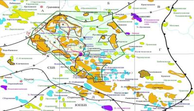 Карта покровского месторождения оренбургской области