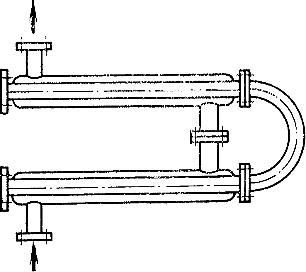 Теплообменник типа труба в трубе схема