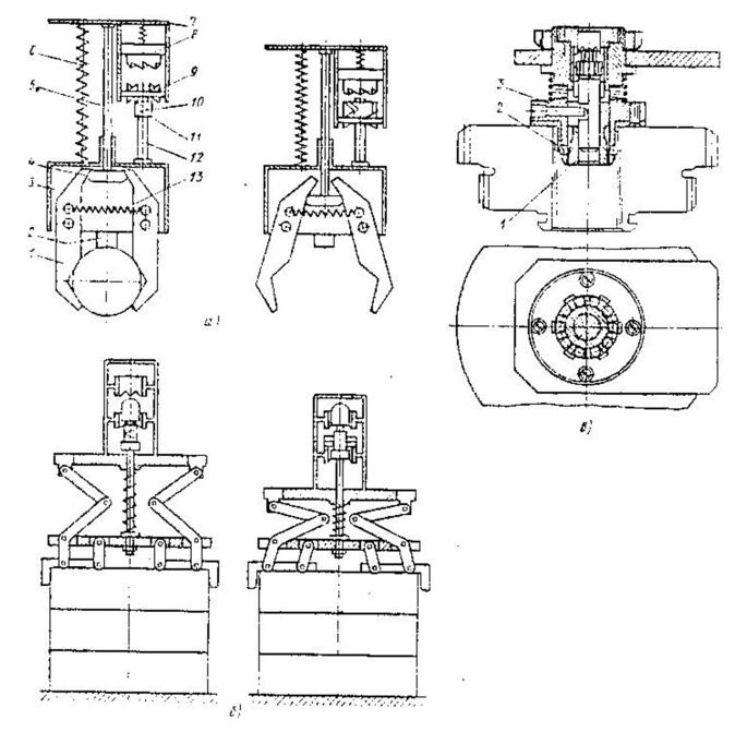 Захватные устройства промышленных роботов чертежи