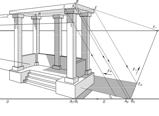 Перспектива колонны чертеж