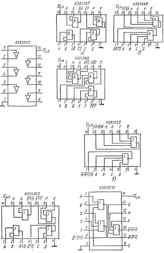 Микросхема к561ла7 схемы