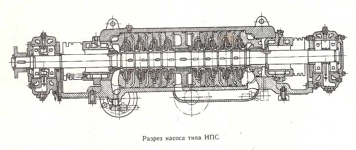 Насос нпс 200 700 чертеж