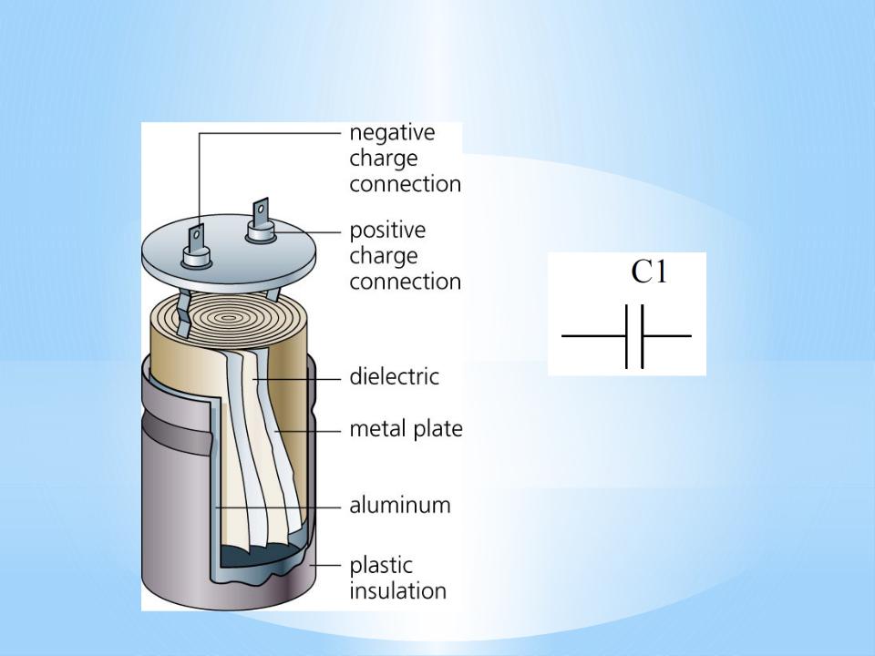 Схема конденсатора физика