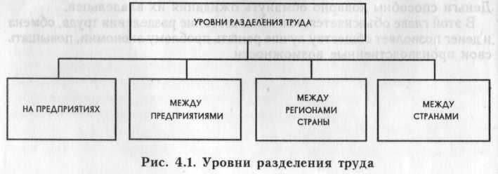 Схема разделения труда