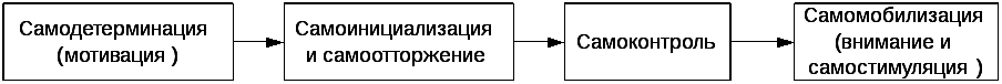 Структура произвольного поведения схема