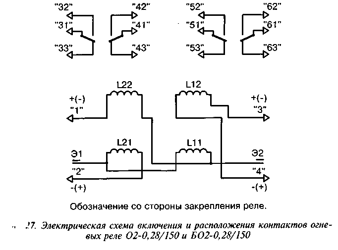 Тепловое реле на схеме размеры