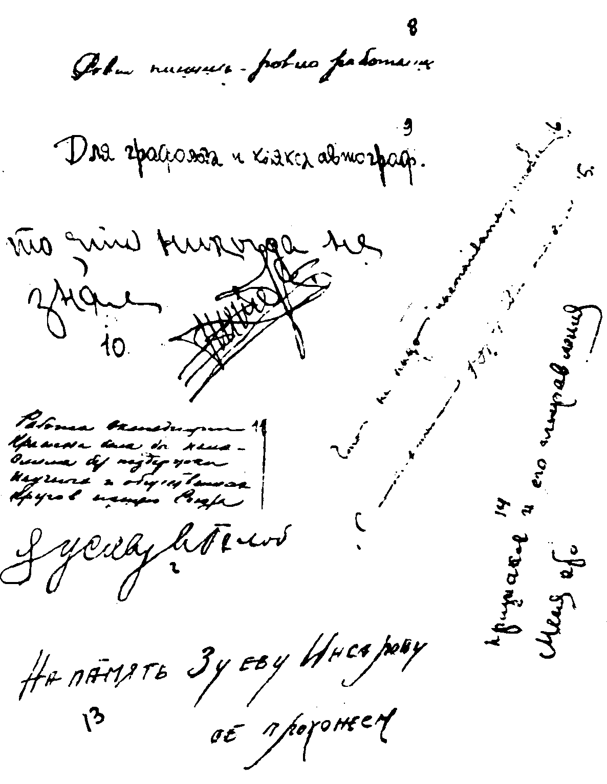 Получение образцов почерка