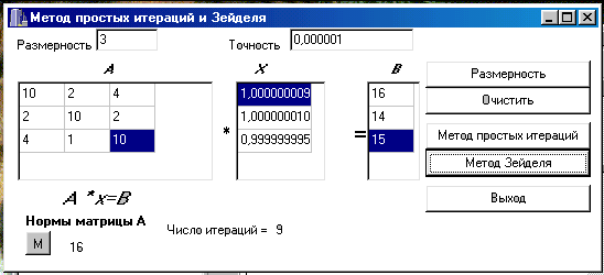 Метод итераций в excel