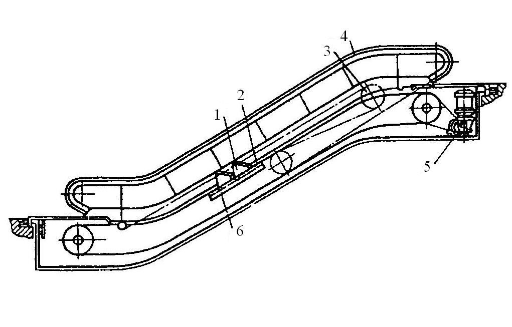 Эскалатор схема устройства