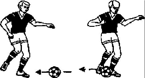 Отбор мяча в футболе 6 букв. Остановка мяча внутренней стороной стопы. Остановка катящегося мяча внутренней стороной стопы 5 класс. Упражнение на ведение мяча с фишками. Рисунок ведения мяча вокруг конуса.