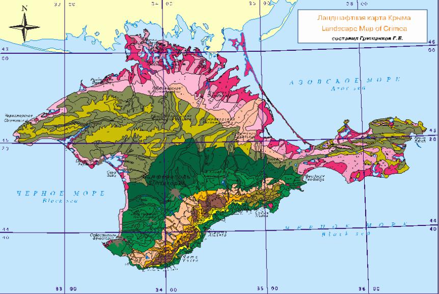 Геологическая карта крыма подробная
