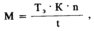 Производительность цеха