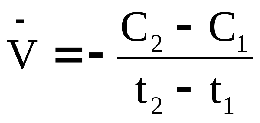 Формула нахождения формулы реакции. Скорость химической реакции формула.