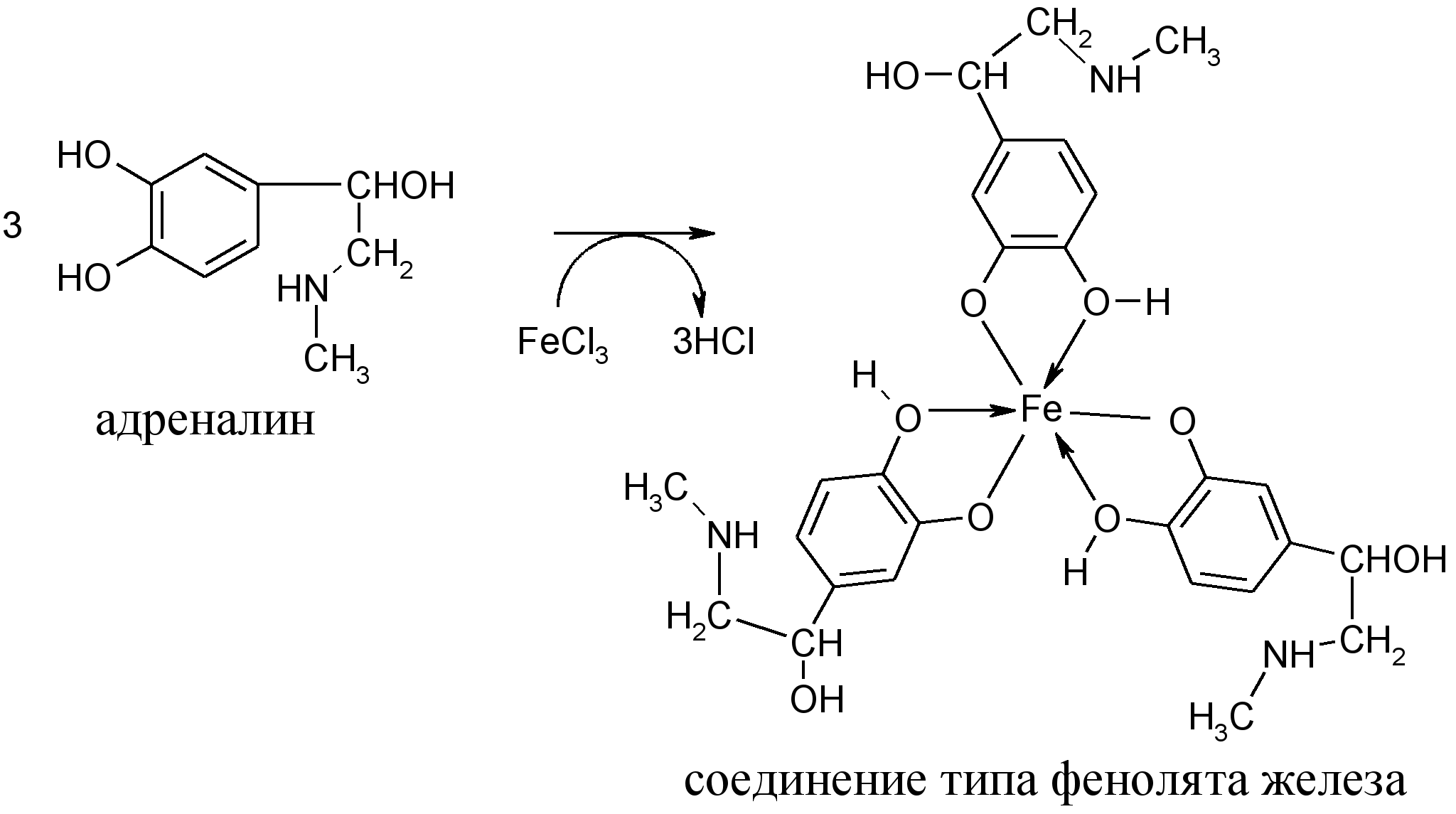 Дофамин с хлоридом железа 3. Эпинефрина гидротартрат и хлорид железа 3. Качественная реакция на адреналин с хлоридом железа. Адреналин fecl3 реакция. Bao fecl3
