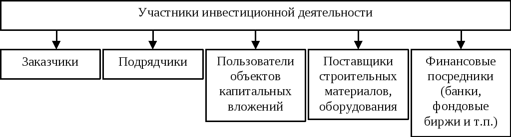 Участники инвестиционного проекта это