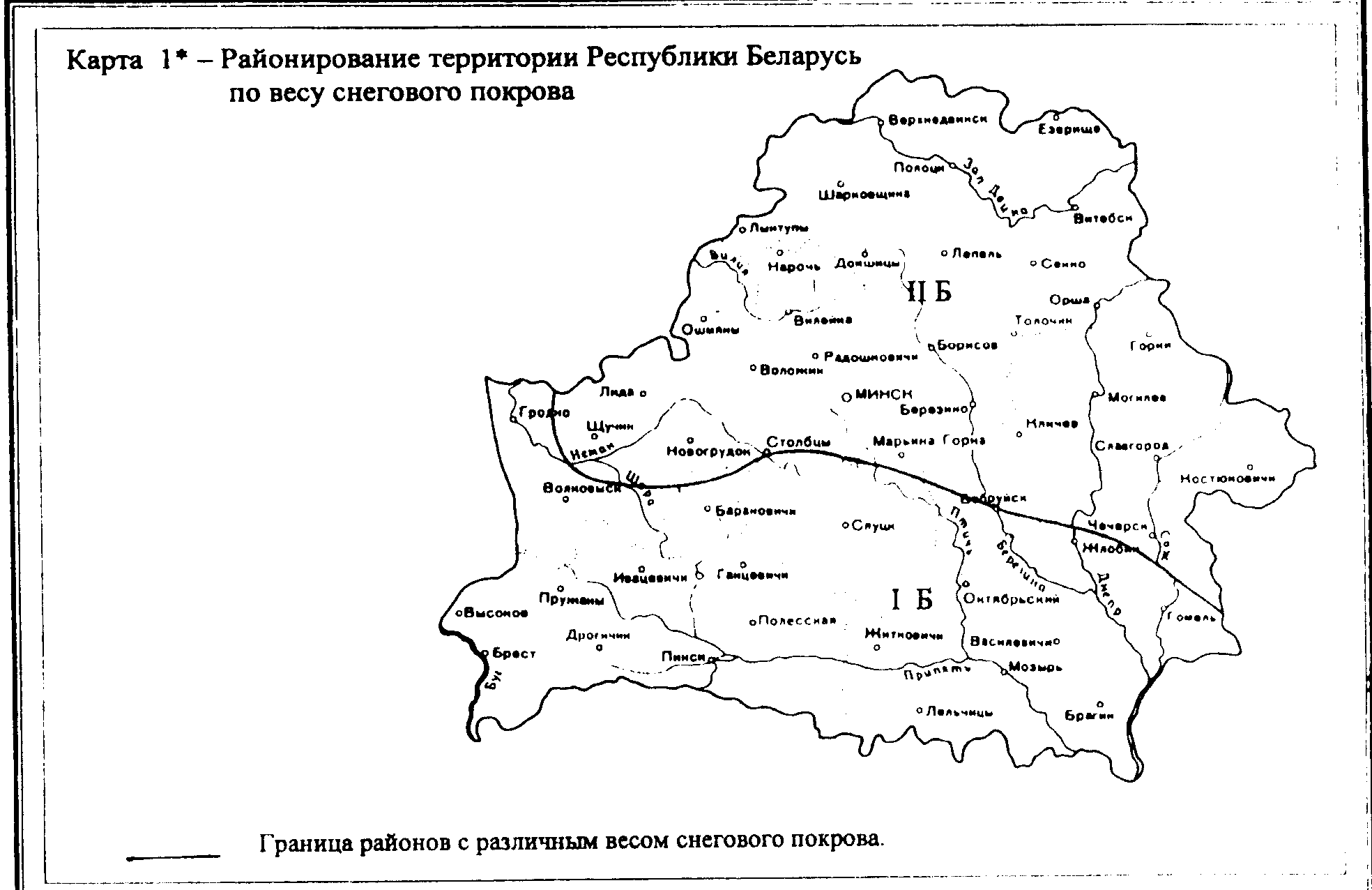 Карта теплового режима республики беларусь