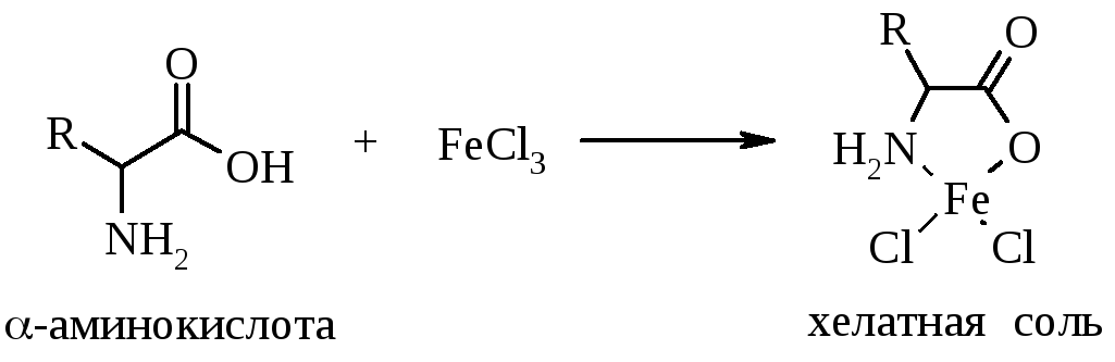 Al2o3 реакция с кислотой. Реакция аминокислот с хлоридом железа (III). Глицин и хлорид железа 3 реакция.