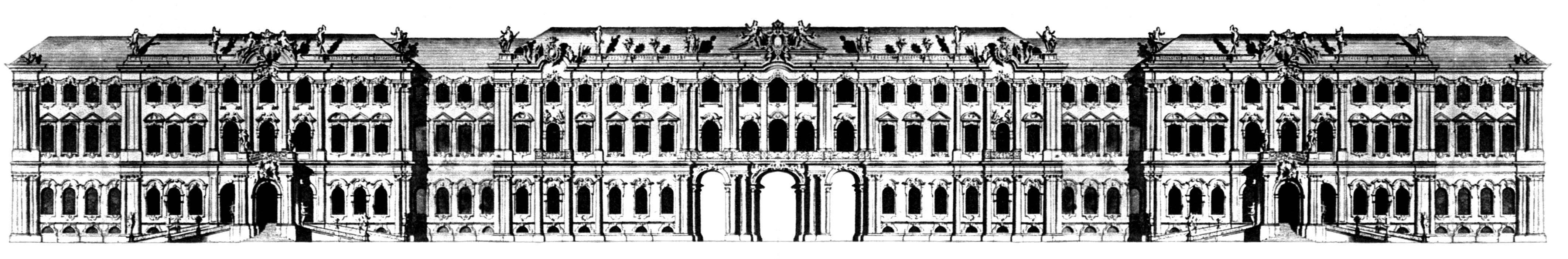 Зимний дворец Растрелли план