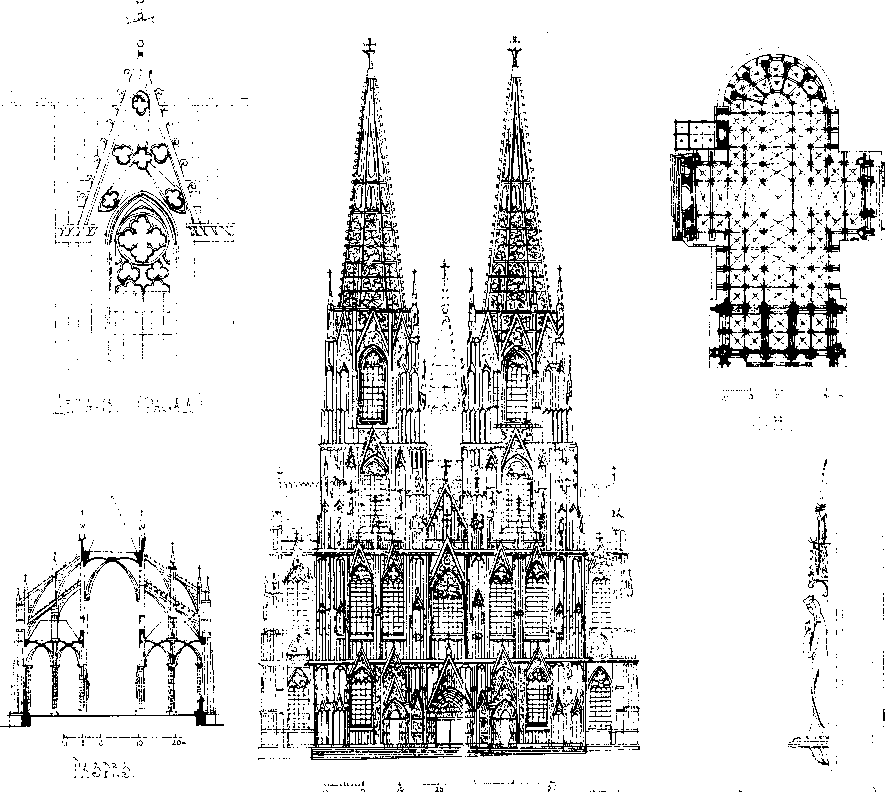 Шартрский собор франция чертежи