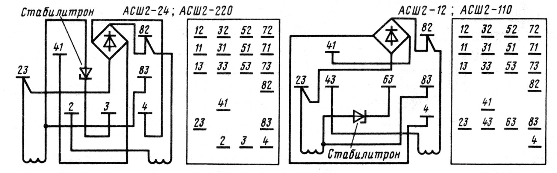 Апш 220 схема подключения