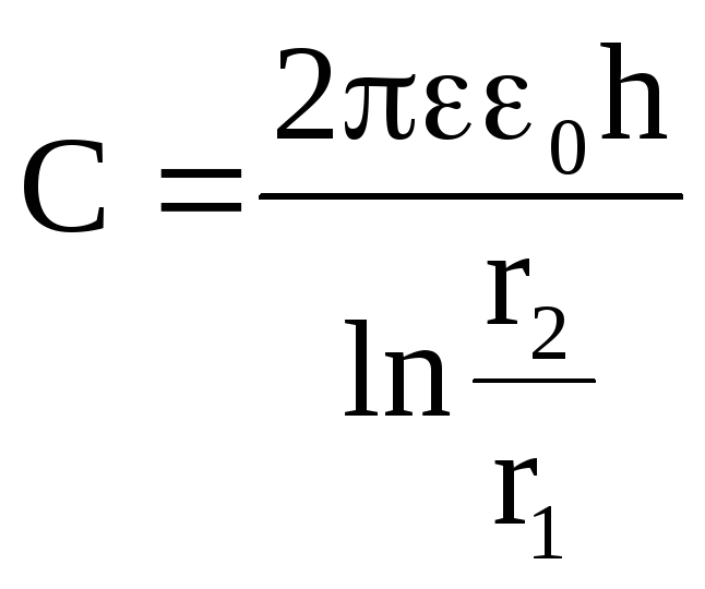 По какой формуле определяется электроемкость цилиндрического конденсатора. Электроемкость цилиндрического конденсатора. Электроемкость цилиндрического конденсатора формула. Вывод формулы электроемкости цилиндрического конденсатора. Электрическая ёмкость цилиндрического конденсатора формула.
