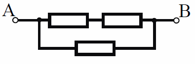 3.3 ом. Сопротивление участка цепи между клеммами. Полное сопротивление участка цепи равно ом. Сопротивление каждого резистора в цепи равно 6 ом. Чему равно сопротивление между клеммами.