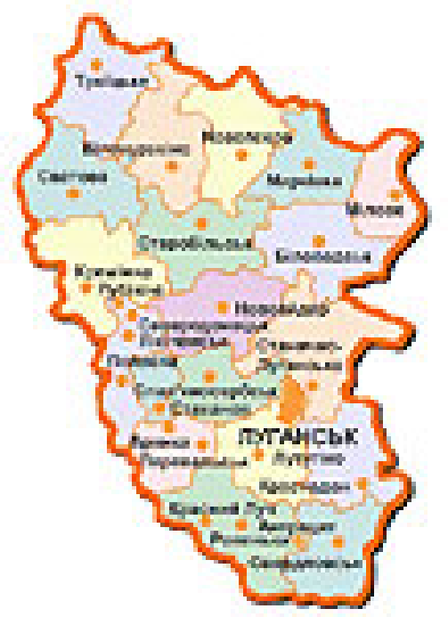 Старобельск луганская на карте. Старобельск на карте Луганской области. Агломерации Луганщины. Районы Луганской области.