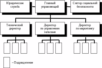 3. Линейно-функциональная (штабная) организационная структура управления