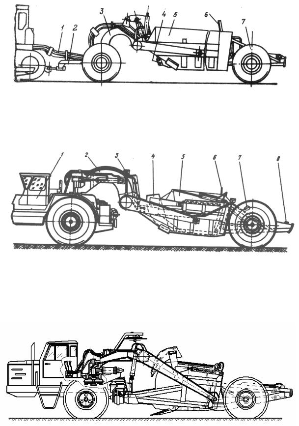 Прицепной скрепер чертеж