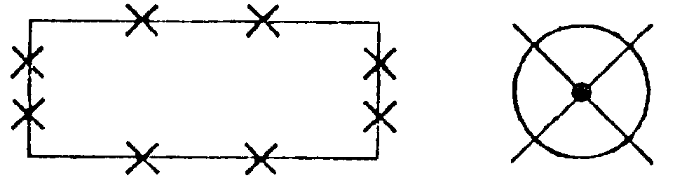 Как обозначить забор на схеме