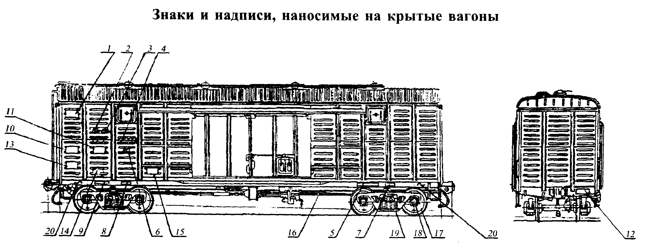 Крытый вагон