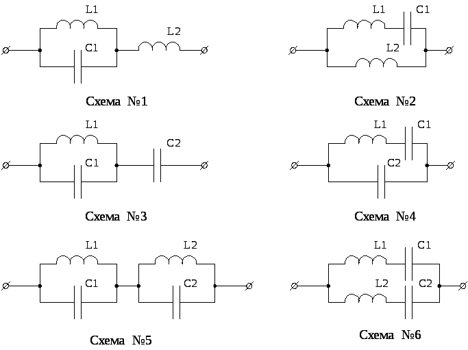 Схемы замещения двухполюсников