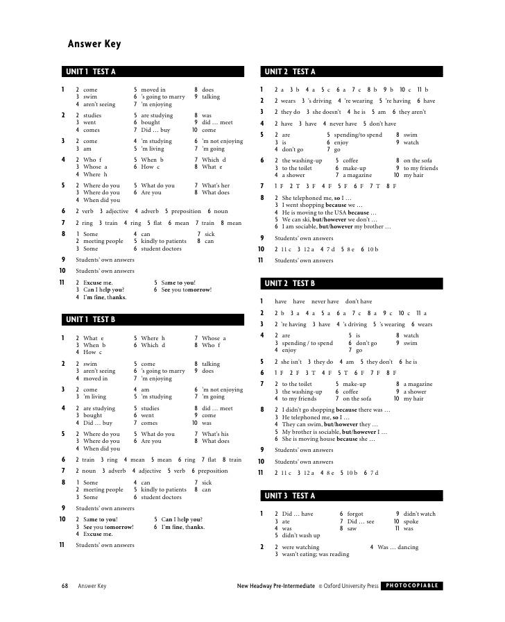 homework progression 2 unit 5