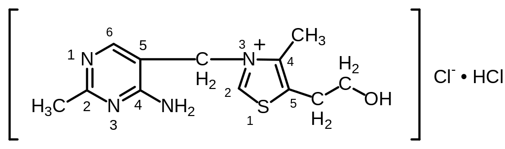 Тиамина гидрохлорид формула. Тиамина хлорид структурная формула. Тиамина хлорид формула. Тиамина хлорид формула химическая.