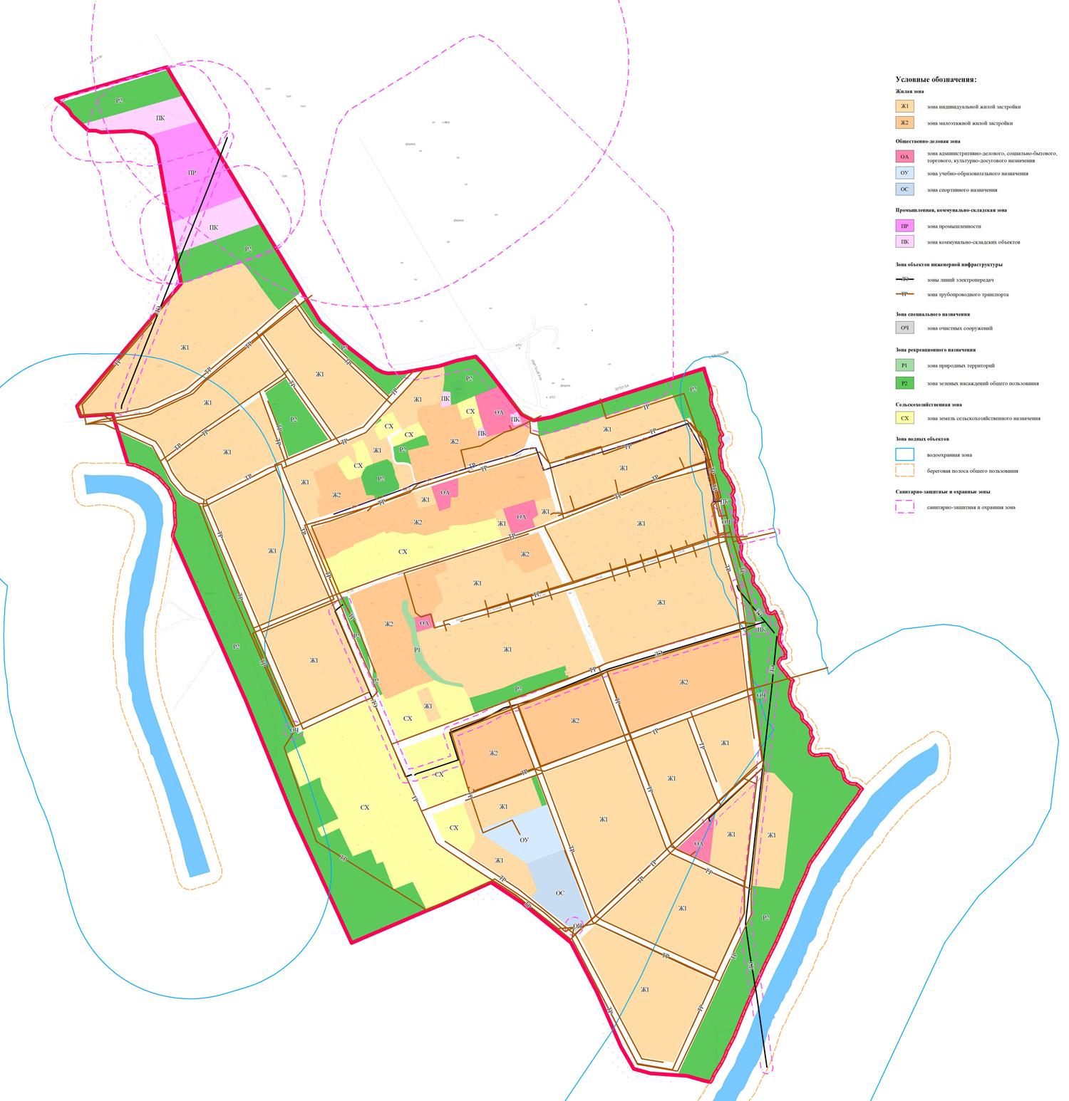 Карта градостроительного зонирования кировской области