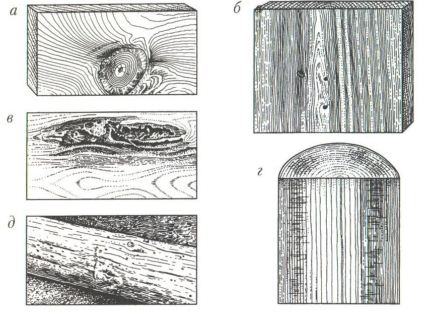 Рисунок поверхности древесины