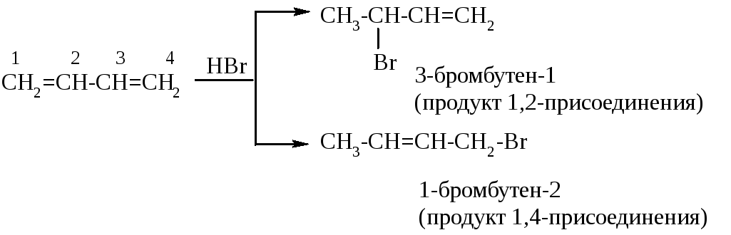 В реакцию присоединения брома вступают. Реакции присоединения сопряженных алкадиенов. Реакция 1 4 присоединения. Электрофильное присоединение алкадиенов. Механизм 1,2 присоединения сопряженных диенов.