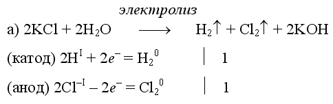 Окислительно восстановительная реакция электролиза хлорида кальция