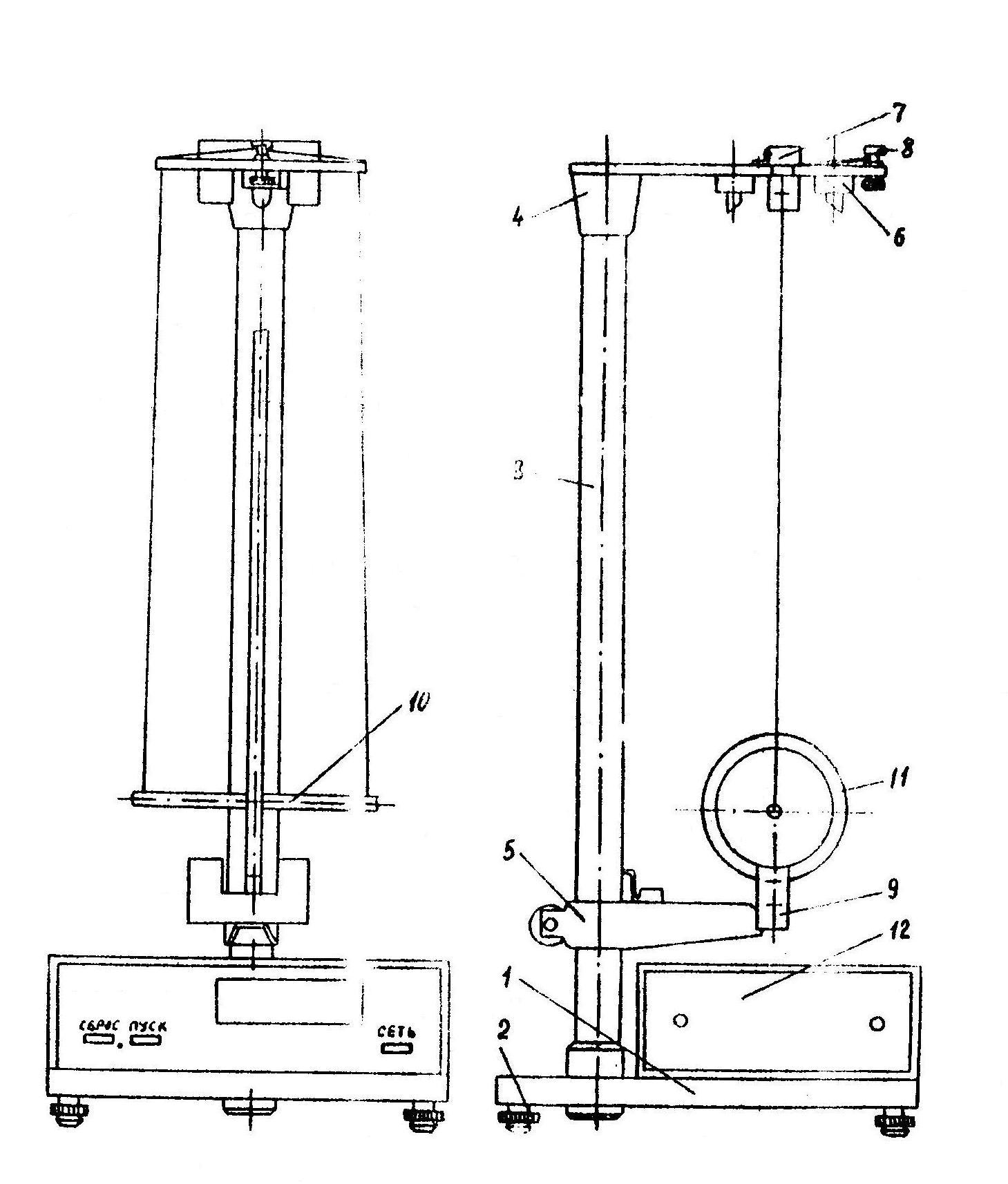 Маятник максвелла. Схема экспериментальной установки маятник. Прибор для измерения инерции. Схема установки для измерения вращательного движения. Установка лабораторная 