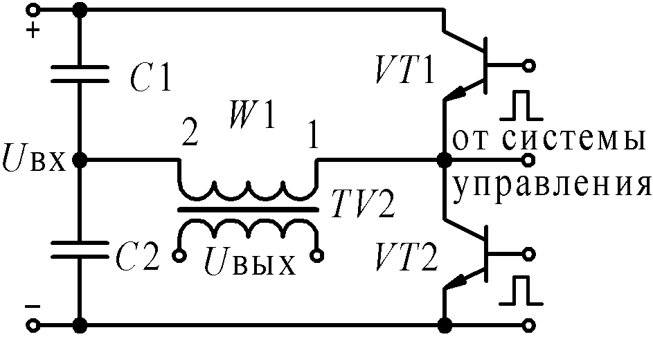 Полумостовой преобразователь схема