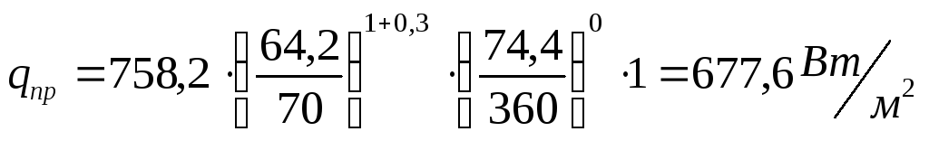 Расчет площади нагревательной поверхности отопительных приборов