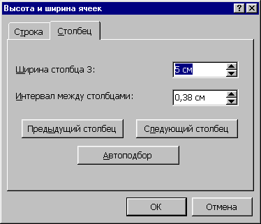 Изменить размер строки в таблице