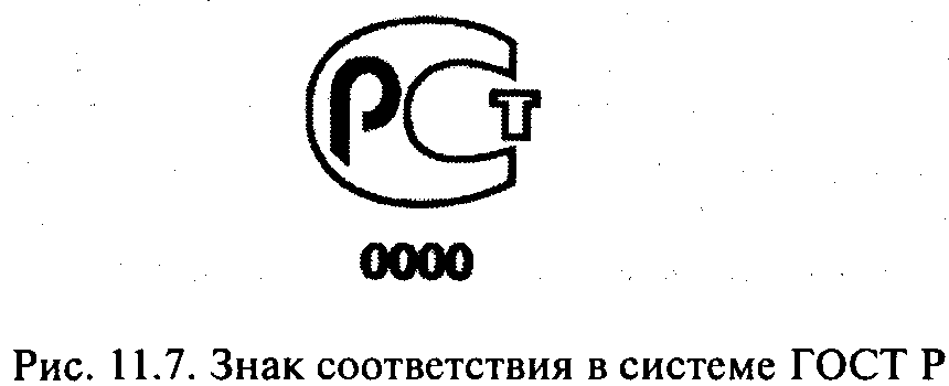 Укажите номер картинки на которой изображен знак соответствия в системе гост р