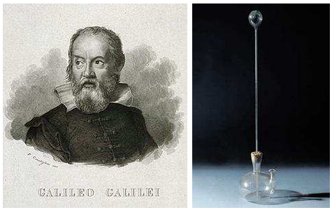 Предок современного градусника созданный галилеем. Галилео Галилей термоскоп. Галилео Галилей первый термометр. Термометр изобрёл Галилео Галилей в 1607 году.. Галилео Галилей изобретения термометра.